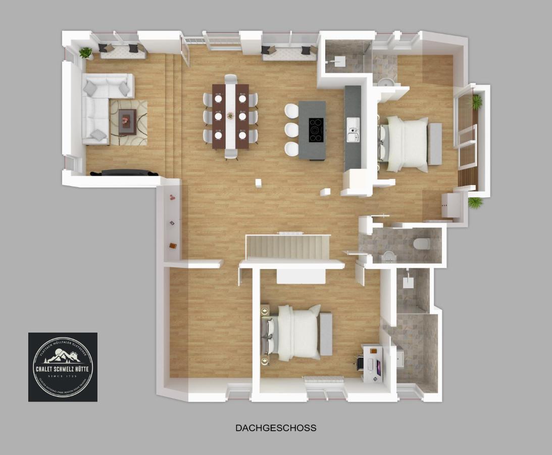 Chalet Schmelz Huette Mit Sauna Und Garten Flattach Bagian luar foto