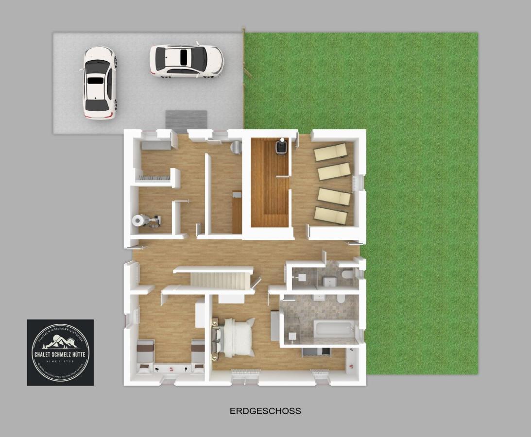 Chalet Schmelz Huette Mit Sauna Und Garten Flattach Bagian luar foto